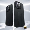 Dėklas Benks Montage Magnetic Armor Air Kevlar Case PC Frame 600D+1500D (M064) for Iphone 16 Plus juodas