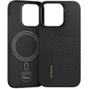 Oem Benks Dėklas Montage Magnetic Armor Air Kevlar PC Frame 600D+1500D (C.K.FL.AP.BK.MB66) skirta Apple iPhone 16 Pro Max juodos spalvos