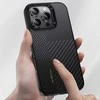 Benks Montage Magnetic Armor Pro Kevlar dėklas Metal Frame 600D+1500D iPhone 16 juodos spalvos