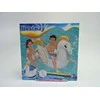 Bestway Pripučiamas plaukiojimo plaustas PEGASUS, 62.5" x 43"/1.59m x 1.09m, baltos/auksinės spalvos