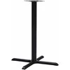 Bistro stalo koja, juodos spalvos, 76x76x107cm, ketus