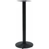 Bistro stalo kojelė Juoda Ø43x107 cm Ketaus