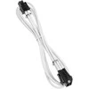 BitFenix Alchemy 4-Pin-ATX12V-Extensionskabel, 45 cm, sleeved – baltos spalvos