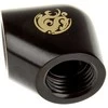 Bitspower adapteris 90 laipsnių G1/4 colio IG į G1/4 colio IG – matinės juodos spalvos