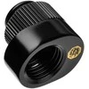 Bitspower Extension Offset – juodas, pack of 2