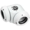 Bitspower Multi-Link Adapteris 90 Degree 12mm OD to 12mm OD Hardtube – baltas