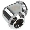 Bitspower Multi-Link Adapteris 90 Degree 12mm OD to 12mm OD Hardtube – shiny sidabrinis