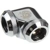 Bitspower Multi-Link Adapteris 90 Degree 12mm OD to 12mm OD Hardtube – shiny sidabrinis