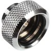 Bitspower Multi-Link Adapteris connection straight G1/4 inch AG to 16mm OD hard tube – shiny sidabrinis