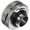 Bitspower Multi-Link Adapteris Connection straight G1/4 inch female thread to 16mm OD hard tube – shiny sidabrinis