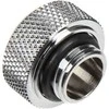 Bitspower Multi-Link Adapteris connection straight G1/4 inch AG to 16mm OD hard tube – shiny sidabrinis