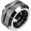 Bitspower Multi-Link Adapteris Connection straight G1/4 inch female thread to 16mm OD hard tube – shiny sidabrinis