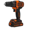 Black &amp; Decker Juodas &amp; Decker Akumuliatorinis suktuvas-gręžtuvas Juodas &amp; Decker BDCDD186B-QW; 18 V; 2x1,5 Ah akum.