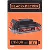 Black &amp; Decker Juodas &amp; Decker Akumuliatorius 18V 2,5 Ah Li-ion, Juodas &amp; Decker