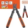 Black & Decker Juodas & Decker - Genėjimo / gyvatvorių / šakų žirklės 38,1x17,8x3 cm