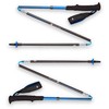 Black Diamond Juodas Diamond Juodas DIAMOND Distance Carbon Z-Pole trekingo lazda, unisex, sulankstoma