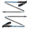 Black Diamond Juodas Diamond Juodas DIAMOND Distance Carbon Z-Pole trekingo lazda, unisex, sulankstoma