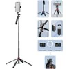 Blavec Asmenukių lazda Aliuminio Fusion P09 trikojis + nuotolinio valdymo pultelis 1,8 m (SSFP09-TRB18) juodos spalvos