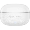 Blavec ausinės Bluetooth TWS BW-02 Carbon (BW02-W) baltos spalvos