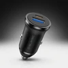 Blavec Automobilinis įkroviklis BS-01B-C Road – USB + Type C – QC 3.0 18W PD 20W su Type C į Type C kabeliu (CCBS01BCR-UCB) juodos spalvos