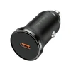 Blavec Automobilinis įkroviklis BS-01C-C Road – Type C – PD 20W su Type C į Type C kabeliu (CCBS01CCR-CB) juodos spalvos