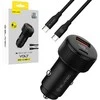 Blavec Automobilinis įkroviklis BS-04B-C Volt – USB + Type C – QC 3.0 18W PD 30W su Type C į Type C kabeliu (CCBS04BCV-UCB) juodos spalvos