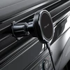 Blavec automobilinis telefono laikiklis BHC-06B 15W magnetinis su belaidžiu įkrovimu ir aktyviu aušinimu (BHC06B-MAVIB) juodos spalvos
