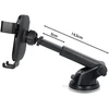 Blavec automobilinis telefono laikiklis BH-25A gravitacinis (BH25A-WB) juodos spalvos