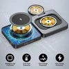 Blavec belaidis įkroviklis BQI-04 Qi 15W magnetic Magsafe 3 in 1 UniCharge (BQI04-QIMB) juodos spalvos