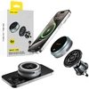Blavec Car holder BHC-05 Qi2.2 25W magnetically detachable with induction charging and active cooling to airvent (BHC05-MWIB) juodas