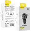 Blavec FM moduliatorius Flash TR-02 MP3, Bluetooth - USB + Type C - PD 30W (TFMFTR02-B) juodos spalvos