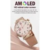 Blavec išmanusis laikrodis W19 Liana HD AMOLED (SWW19-RG) rose auksinis + 2 apyrankės