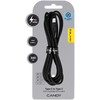 Oem Blavec kabelis Candy braided – Type C į Type C – PD 60W 3A 3 metrai (CCA-CC3B30) juodos spalvos