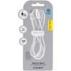 Oem Blavec Kabelis Candy pintas – Type C į Type C – PD 60W 3A 1 m Apple CarPlay/Android Auto (CCA-CC3W10) baltos spalvos