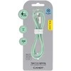 Oem Blavec kabelis Candy braided – Type C į Lightning – PD 20W 2,4A 2 metrai (CCA-CL24GN20) žalios spalvos