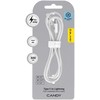 Oem Blavec kabelis Candy braided – Type C į Lightning – PD 20W 2,4A 3 metrai (CCA-CL24W30) baltos spalvos