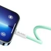 Blavec laidas Candy pintas – USB į Lightning – 2,4A 3 metrai (CCA-UL24GN30) žalios spalvos