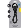Oem Blavec Cable Candy braided – USB to Lightning – 2,4A 1 metre Apple CarPlay (CCA-UL24B10) juodas
