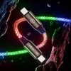 Blavec Kabelis Neon – TYP C į Typ C – PD 60W 3A 1 m. (CNE-CC3L1) su RGB