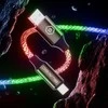 Blavec Kabelis Neon – USB į Typ C – QC 3.0 60W 3A 1 metr (CNE-UC3L1) su RGB