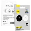 Oem Blavec magnetinio laikiklio plokštelė BM-03 rinkinys 2 vnt apvali (40mm) juodos ir sidabro spalvos
