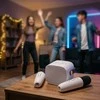 Blavec nešiojama bluetooth kolonėlė WS-07 Karaoke Party – 5W su 2 mikrofonais (WS07-2MW) baltos spalvos