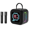 Blavec nešiojama kolonėlė Bluetooth WS-09 Karaoke Fun – 10W su 2 mikrofonais (WS09-2MB) juodos spalvos