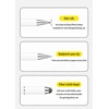 Blavec pasyvus rašiklis Pen Stylus BPS-01 universalus 3in1 (BPS01-UW) baltos spalvos