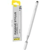 Blavec pasyvus rašiklis Pen Stylus BPS-02 universalus 2in1 (BPS02-UW) baltos spalvos