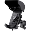 Blavec phone holder BVC-01 Velo to handlebar with induction charging and shock absorbtion (BVC01-ICSAHB) juodos spalvos