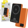 Blavec Power Bank 10000mAh BJ-03 Slim 13,5mm – Type C – 22,5W magnetic Magsafe 3 in 1 (PBBJ03-MC10O) oranžinės spalvos aluminum