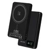 Blavec Power Bank 10000mAh BJ-03 Slim 13,5mm – Type C – 22,5W magnetic Magsafe 3 in 1 (PBBJ03-MC10B) juodos spalvos aluminum