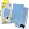 Blavec Power Bank 10000mAh BJ-03 Slim 13,5mm – Typ C – 22,5W magnetyczny indukcyjny Magsafe 3 w 1 (PBBJ03-MC10LB) Šviesiai mėlynas aliuminio