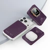 Blavec Power Bank 10000mAh BJ-04 Slim 13,5mm – Typ C – 22,5W magnetyczny indukcyjny Magsafe 3 w 1 (PBBJ04-MC10P) violetinė stiklinis
